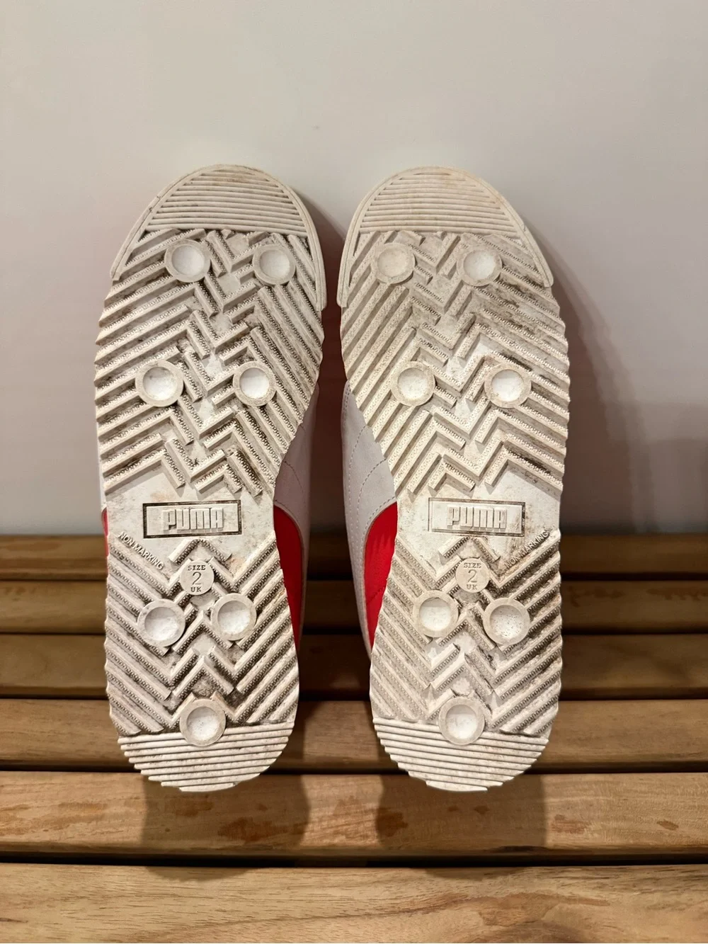 Puma Kids Red Roma Sneakers